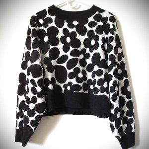 Black Daisy Sweater